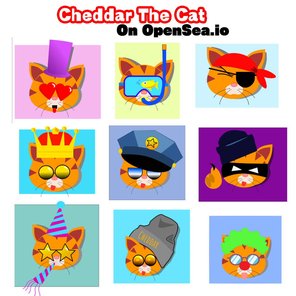 Cheddar The Cat Collectible NFTs